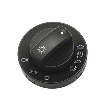 

New Car Headlight Fog Light Switch Repair Kit Cover 2 Piece Car Headlights Knob Cover Auto Accessories