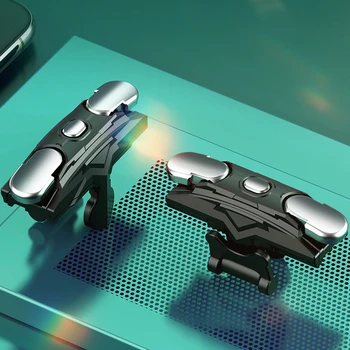 

VODOOL 2Pcs S02 Mobile Phone Game Fire Trigger Button For PUBG Mobile Gaming L1 R1 Shooter Controller Joystick Gamepad Accessory