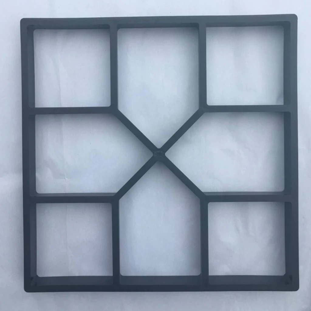 DIY Stepping Stone Block Pavement  Buildings Cement Paver Path Maker Mold Garden Paving Mould