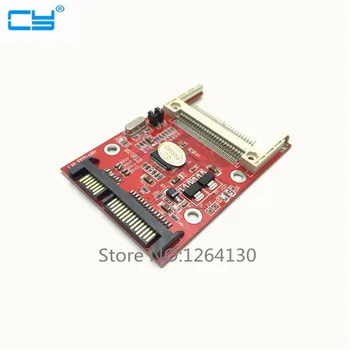 

CF Compact Flash Type I II Merory Card to 2.5" SATA 7+15 22Pin converter Adapter
