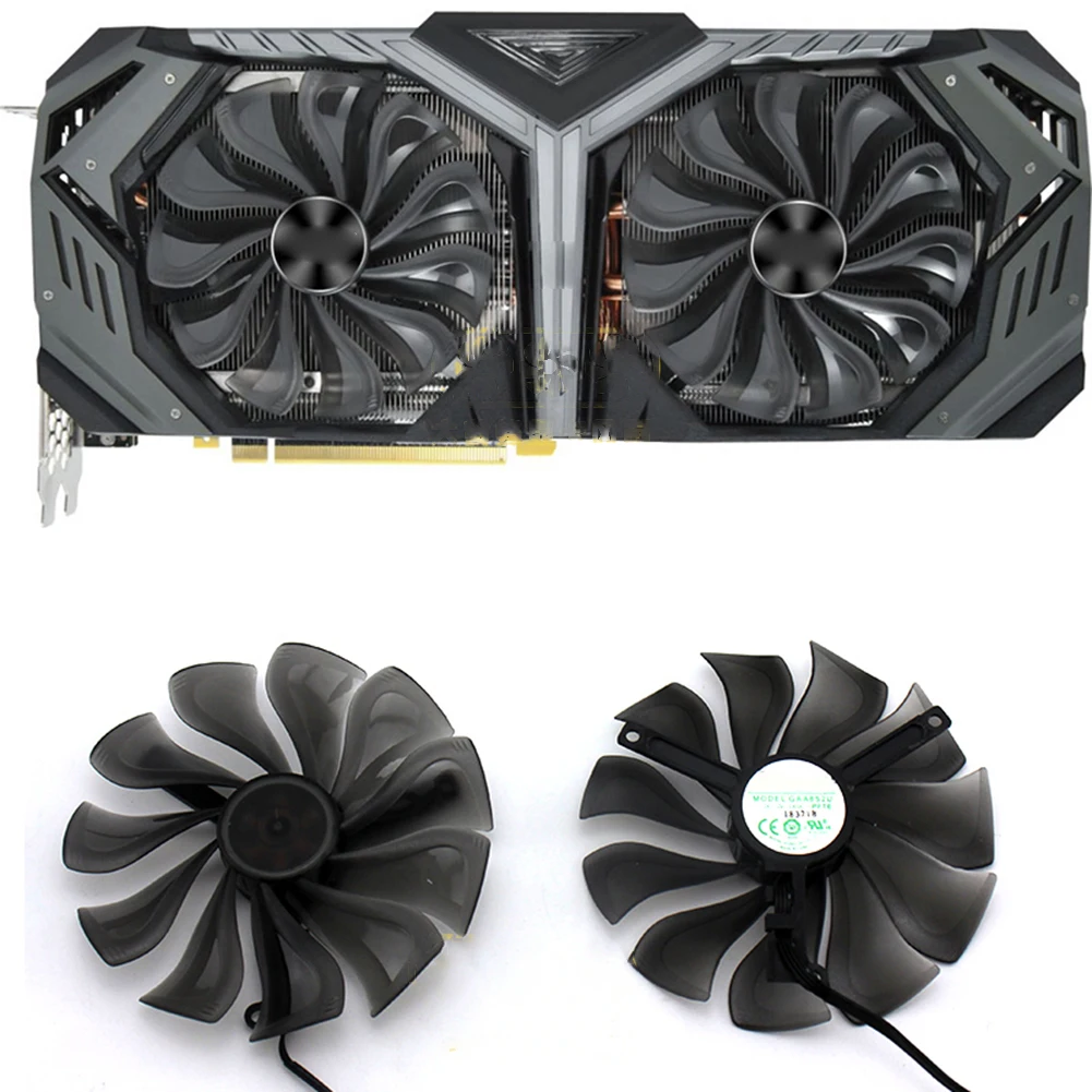 95Mm Gaa8S2U 4Pin Rtx2060 Rtx2070 Rtx2080 Per Palit Geforce Rtx 2060 2070 2080 Super Grp Gamerock Hq Ventola Di Raffreddamento Della Scheda Grafica