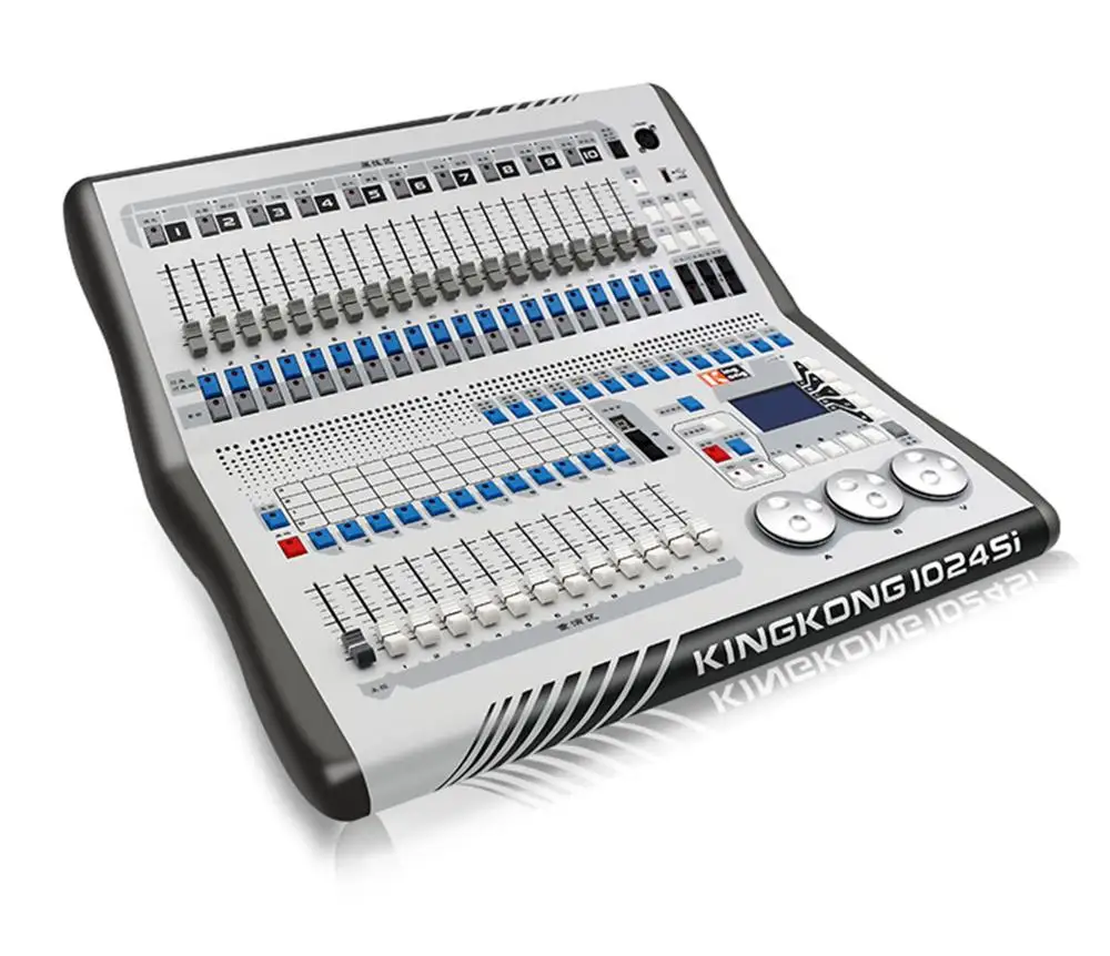 KINGKONG 1024si dmx контроллер de consola kk1024si dmx 1024 iluminación de cabeza móvil de escenario consola dmx контроллер де