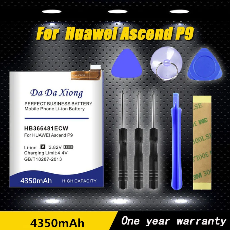 

New Model [ HB366481ECW ] Battery for Huawei Ascend P9 EVA-AL00 AL10 EVA-TL00 For Ascend P9 Lite G9, Honor 8, 5C