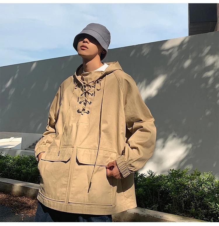 Мужская толстовка осень slim fit прямой вниз harajuku с длинным рукавом Толстовка Свободная Повседневная индивидуальная Молодежная мужская одежда