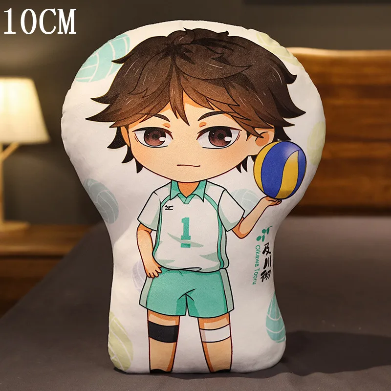 Новинка 10 см Брелок Haikyuu Hinata Shoyo Tobio Oikawa Tooru плюшевая аниме фигурка брелок