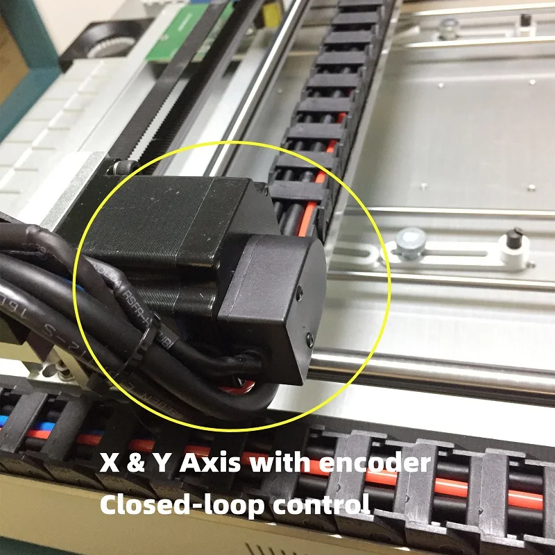 Low Cost High Accuracy CHM-T36VA Desktop SMT Pick and Place Machine chmt36va, 0402-5050,SOP,QFN,QFP