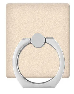 360 градусов вращающийся для ленивых для мобильного телефона кронштейн металлическое кольцо Пряжка для IPhone Xiaomi samsung смартфон IPAD MP3 Автомобильный держатель Стенд - Цвет: Square Gold