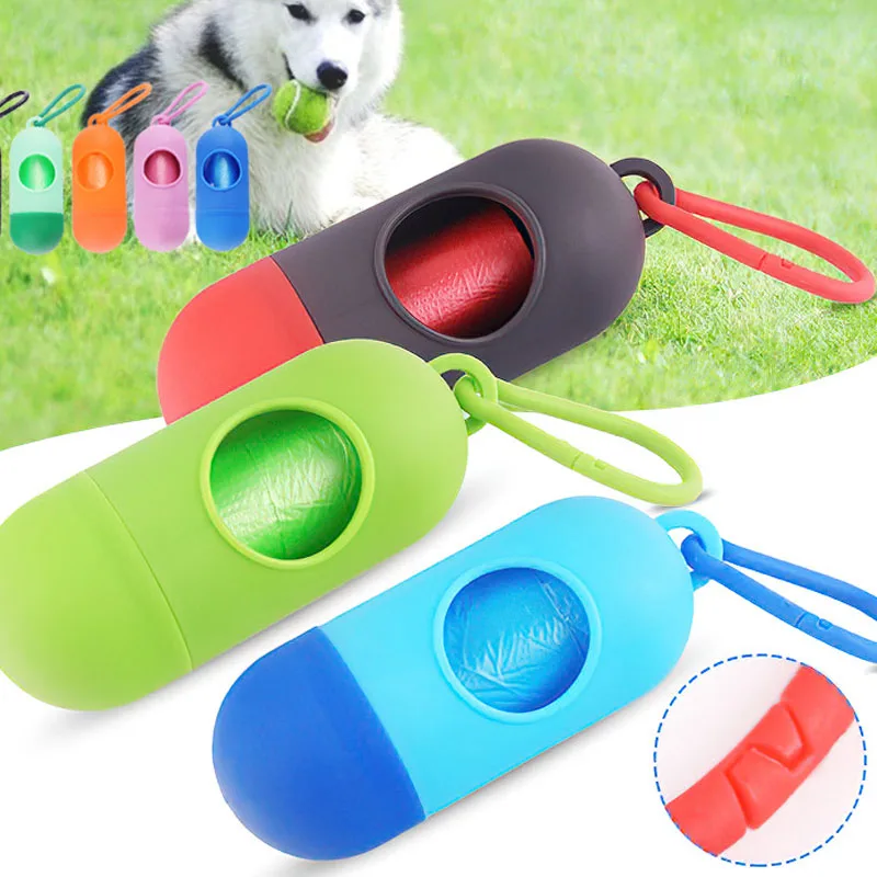2pcs Pet Waste Bag Dispenser Dog Waste Bag Holder Plastic Garbage Dispenser Carrier Case Dog Pet Poop Bags dog poop bags pet poop bags pet poop bag holder dog bag holder