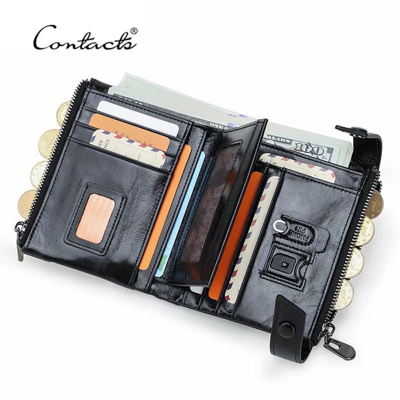 Letter C Buckle Presbyopia Leather Large Capacity Card Holder Wallet -  Wallets - AliExpress