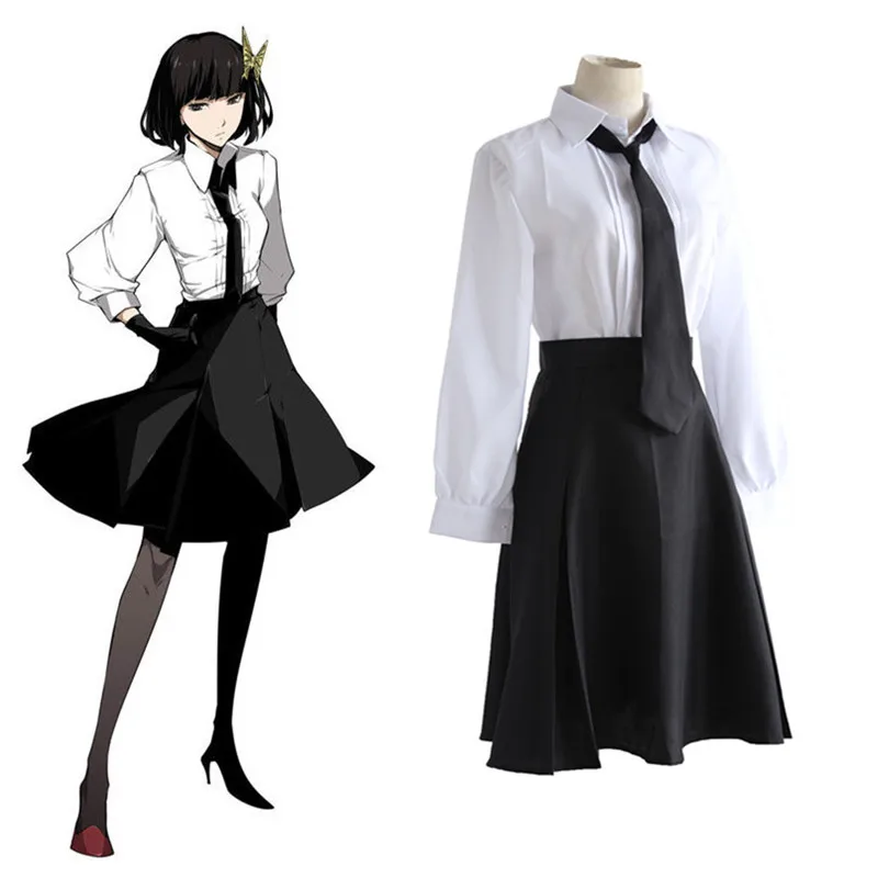 Anime-Bungo-Stray-Dogs-Detective-Agency-Member-Akiko-Yosano-Cosplay-Costumes-Women-Girls-School-Uniform-Suit