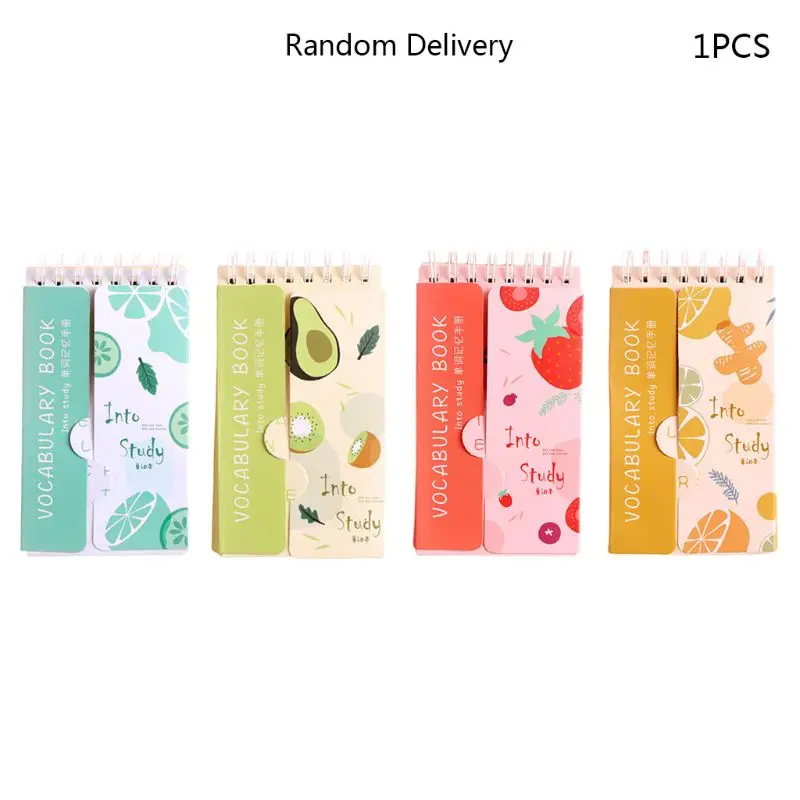 

Kawaii Fruit Notebook Foreign Language Vocabulary English Words Reciting Planner U4LD