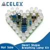 DIY Kit Heart Shape Breathing Lamp Kit DC 4V-6V Breathing LED Suite Red White Blue Green DIY Electronic Production for Learning ► Photo 1/6