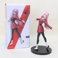 21 см аниме DARLING in the FRANXX фигурка игрушки Zero Two 02 ПВХ фигурка Коллекция Модель игрушки рождественские подарки