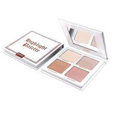 4 цвета пудра хайлайтер палитра долговечная Водонепроницаемая пудра Хайлайтер для женщин BV789