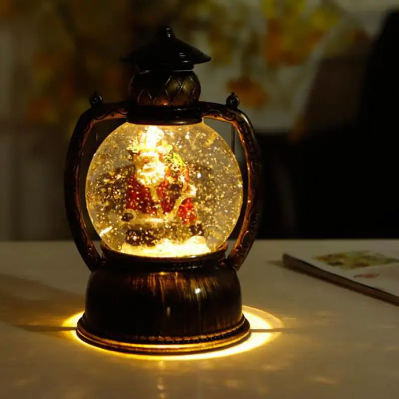 

AMKOY Christmas Decoration Retro Lantern Onarments Best Gift For Festival New Year Xmas Tree Birthday Gift Home Bedroom Deco