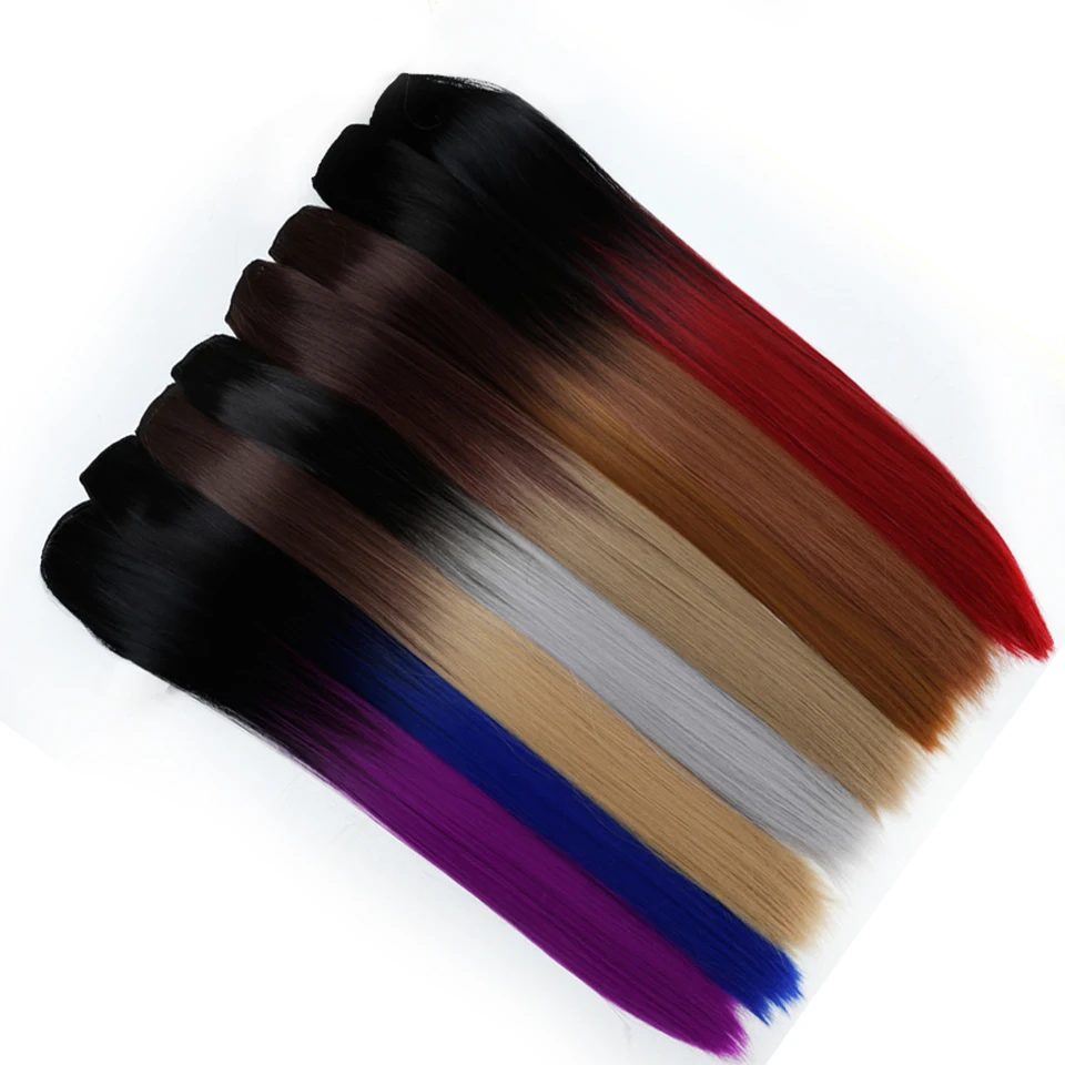 Длинные прямые накладные волосы MUMUPI на заколках, одна штука, 24 дюйма, 60 см, прямые цвета, синтетические накладные волосы на заколках
