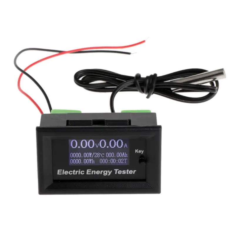 

120V 20A Digital DC Voltmeter Current Voltage Meter LCD Energy Charger Tester