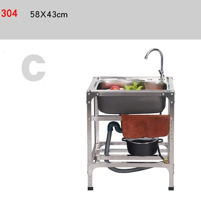 Wasbak Portatil Lavello Cucina Afwasbak Evier Lavandino кухня Lavabo Cuba Pia Cozinha Fregadero De Cocina мойка для овощей - Цвет: Version N