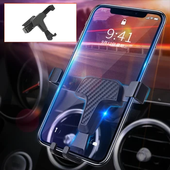 

For Mercedes-Benz smart 2016-2019 Mobile Phone Holder Dashboard Air Vent Mount Stand Phone Holder carbon Stand