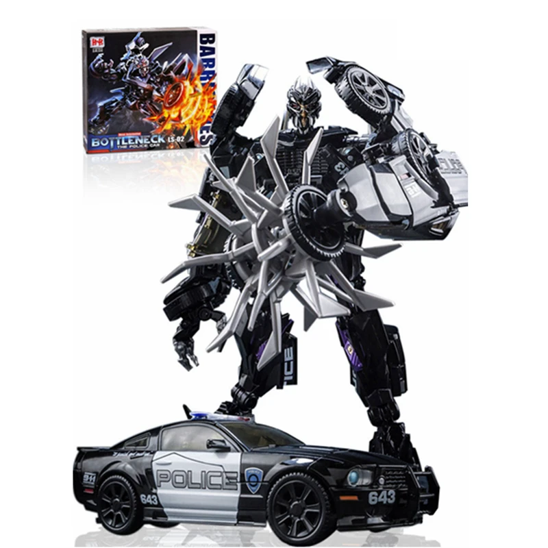 

Black mamba LS02 masterpiece MPM05 Police Barricade MP Alloy Metal Collection Transformation KO Figure Robot Toys 5.0