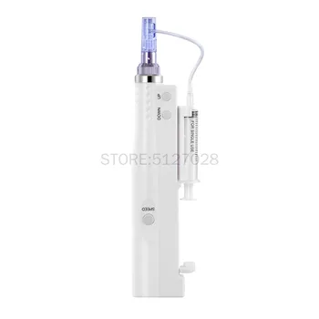 

2 in 1 Hydra Injector Derma Pen Nano Mesotherapy Microneedle dr Pen Mesogun Portable Smart Injector Pen Facial Treatment Machine