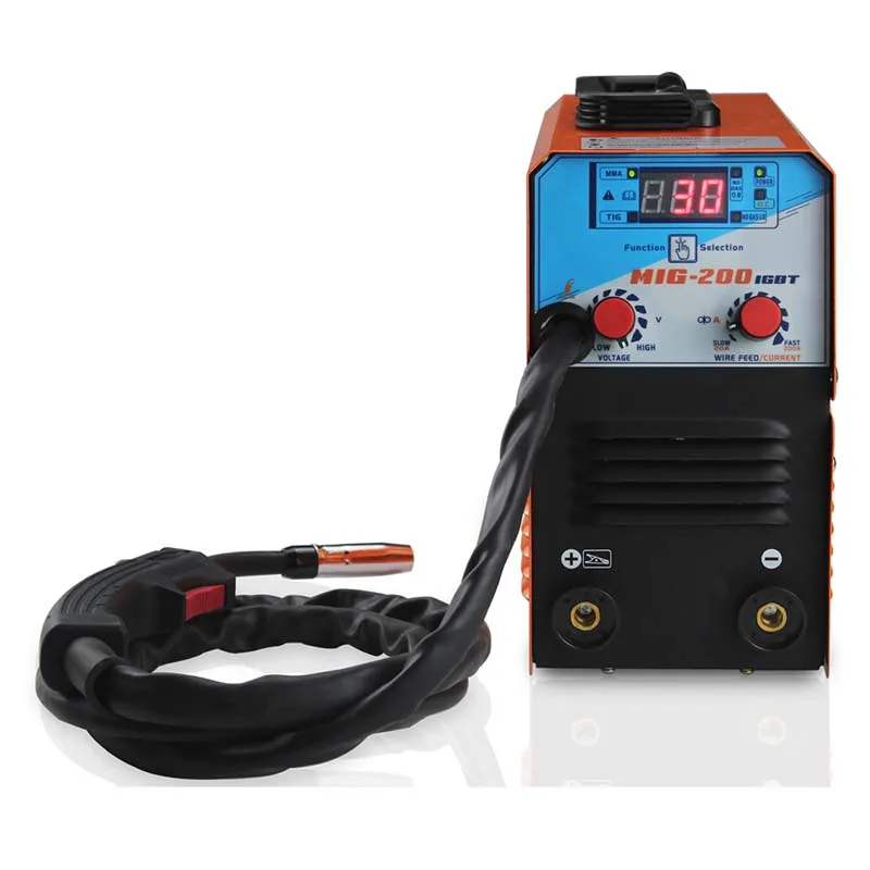 US $183.73 New Mini MIG200 AC220V 5060Hz IGBT MIG MMA TIG Gasless Welding Machine Welder Welding Equipment Replace Manual Soldering Tool