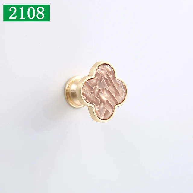 28 Colors European Style Cabinet Knobs and Handles Fashion Hanging Hooks Wall Decor Furniture Dressing Drawer Knob Kitchen Pull 2108-Knob
