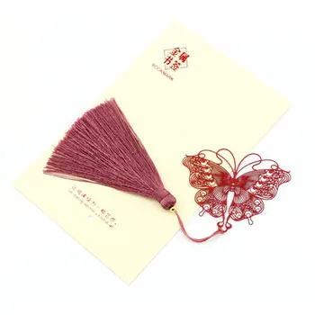 

Dancing Dance Butterfly Metal Art Creative Hollow Stainless Steel Fringe Classical Chinese Style Creative Gift Bookmark