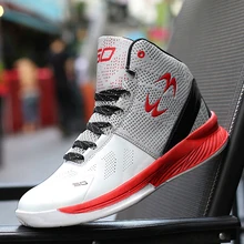 Новейший Баскетбол обувь Мужская Высокая спортивная обувь для тренировок ботильоны мужские кроссовки для занятий на открытом воздухе спортивная обувь