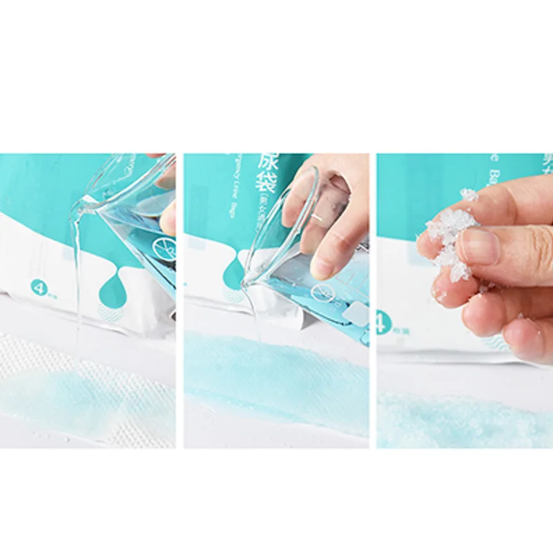 4PCS Disposable Outdoor Emergency Urinate Bags Easy Take Piss Bags Car Travel Mini Toilet for Convenient Use