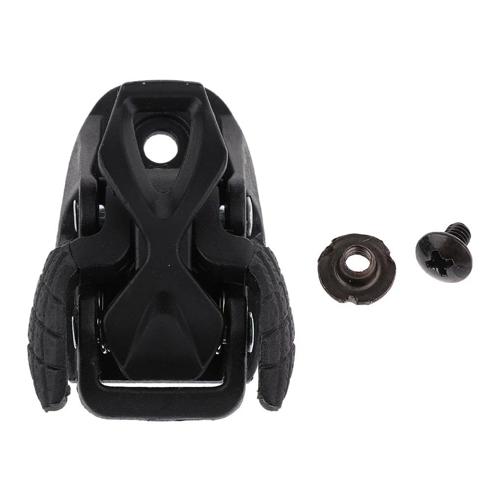 Inline Roller Skating Spider Clasp Buckle With Screw For Fasten Strap Parts