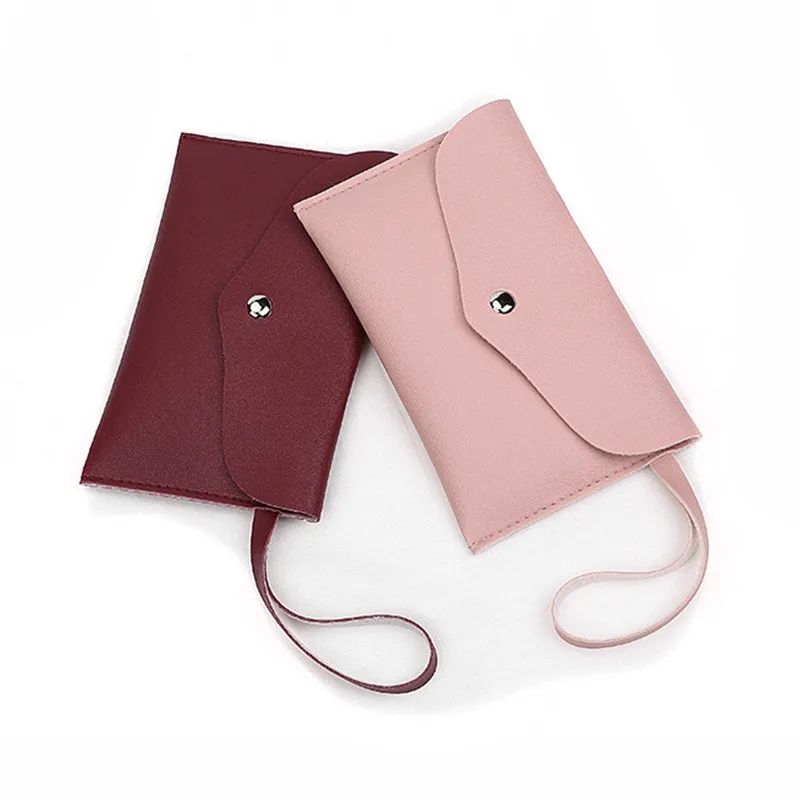 

Hasp Wallet Handbag Envelope Phone Key Case Clutches for Female New Women PU Leather Purse Wristlet Coin Purses Fashion Bag Lady