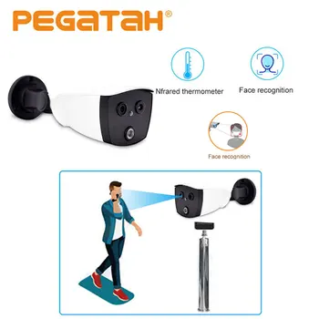 

Camera 1080P IP Camera AI Human Body Temperature indicator Thermal Binocular Camera for Fever Detection with Alarm Function Cam