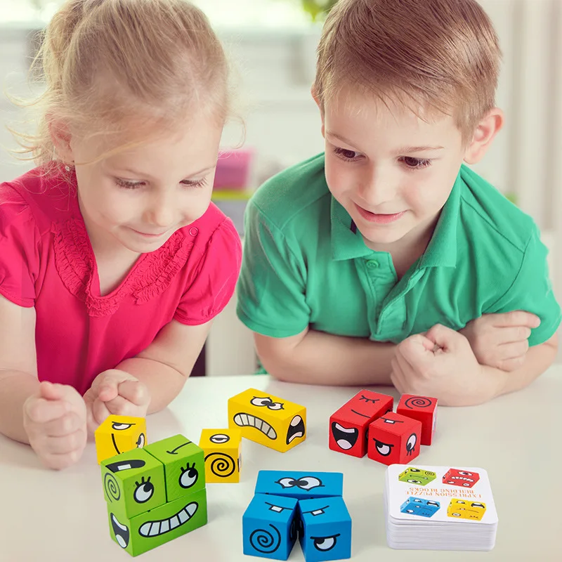 

Montessori Educational Wooden Jigsaw Puzzle Board Set Toys for Children Learning Developing Toy New Year Gift Toys for Childre