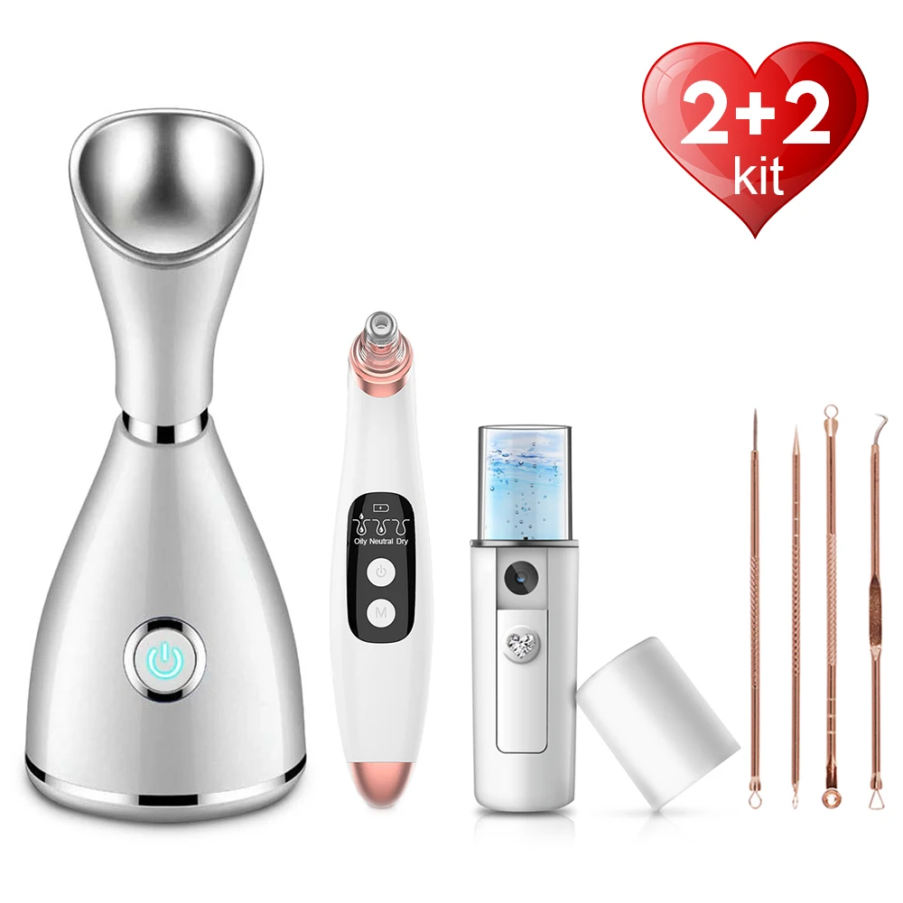 Promo Humidifier Steamer Pore-Cleaner Vacuum-Extractor-Tool Blackhead-Remover Facial-Sprayer DdGkOaMde