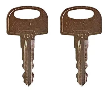 

(2) 701 New Style Ditch Witch Equipment Ignition Start Starter Key