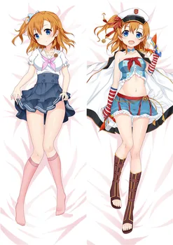 

Anime LoveLive pillow Cover Sonoda Umi pillow case Sexy girl 3D Double-sided Bedding Hugging Body customize pillowcase
