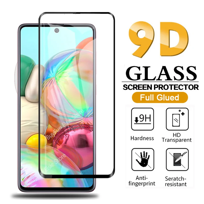 

For Samsung A51 Glass Screen Protector on for Samsung Galaxy A51 A 51 A515 A515F Anti-Explosion Protective Tempered Glass Film
