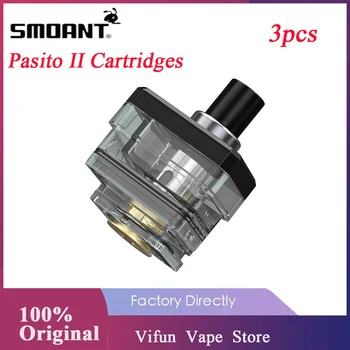 

1-3pcs Original Smoant Pasito II Cartridge with 6ml Capacity & Empty Pod without Base & Amp Coil for Smoant Pasito 2 Pod Mod Kit