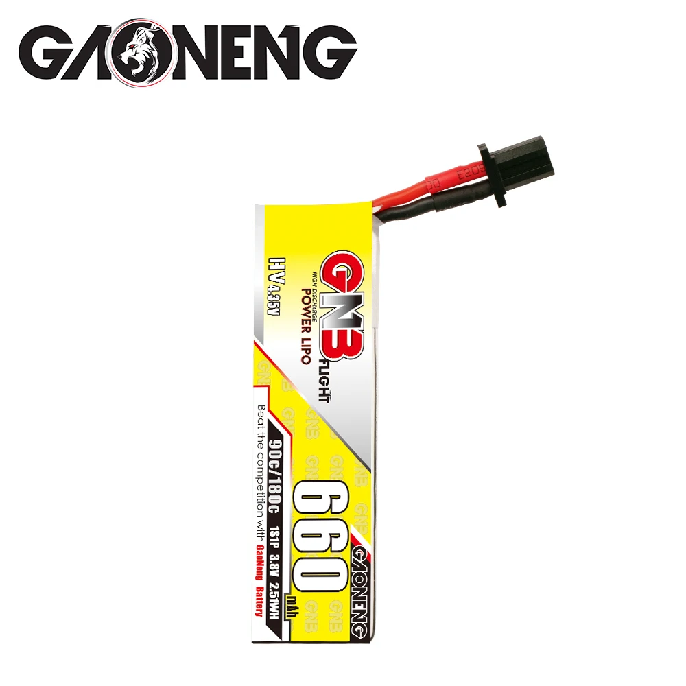 Gaoneng GNB 1S 3.8V HV 660mAh 90C LiPo GNB27