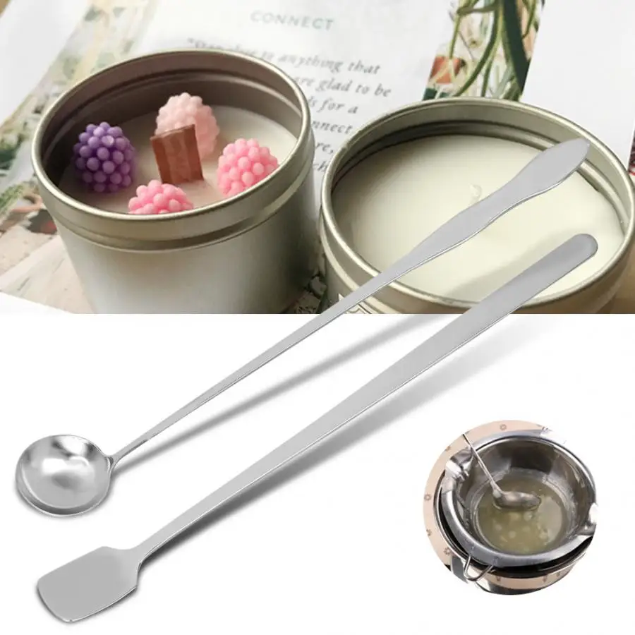 Stainless Steel Mixing Spoon For Melted Wax Stirring Scoop Diy Candle  Making Candle Wax Stirring Spoon Mixing Spoon - Kits - AliExpress