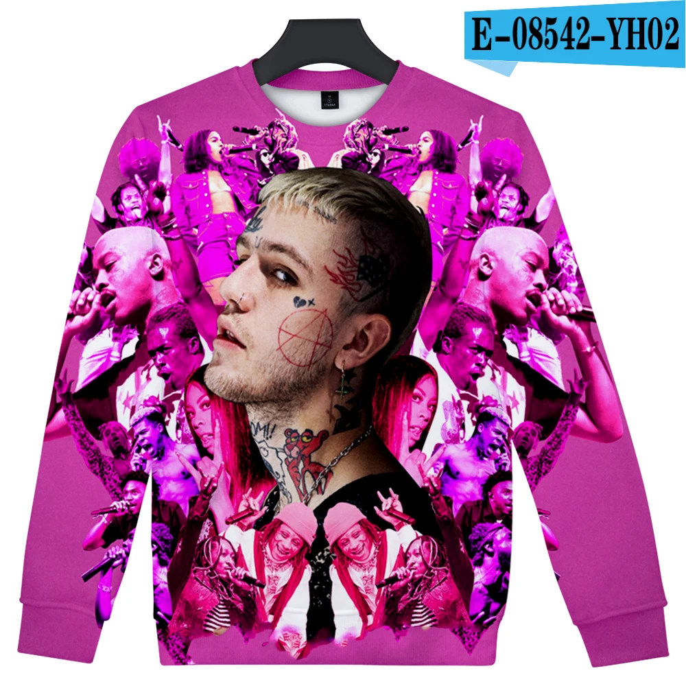 3D Новинка Lil Peep толстовка модная повседневная монолитная толстовка с круглым вырезом для мужчин/женщин зимний популярный пуловер в стиле Харадзюку уличная одежда - Цвет: 3D