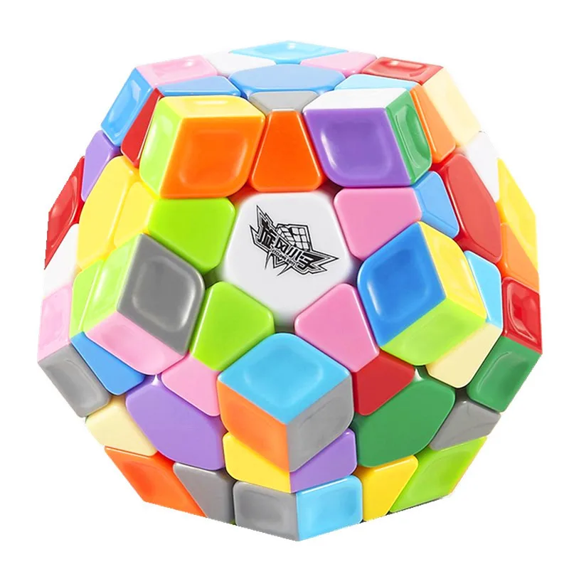 Cyclone Boys 3x3x3 Rainbow Megaminx ультра-Гладкий скоростной магический куб многоцветный 3x3
