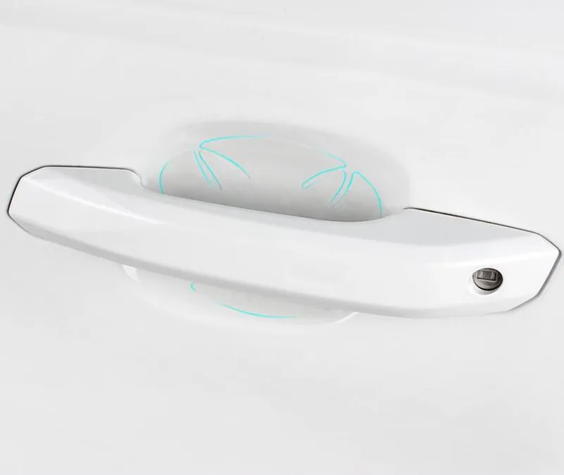 Защитная пленка на ручку автомобиля 4 шт./компл. прозрачная наклейка для Peugeot 206 207