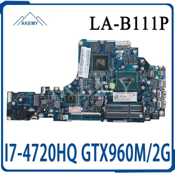 

SAMXINNO For Lenovo Y50-70 Y50P Y50 LA-B111P laptop Mainboard ZIVY2 LA-B111P Motherboard with I7-4720HQ GTX960M/2G