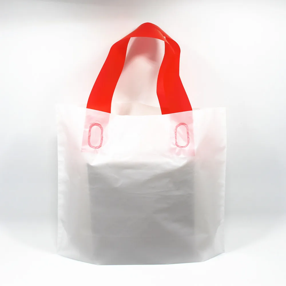 DHL Wit 300 stks/partij Plastic Winkelen Handvat Tassen Sieraden Kleding Verpakking Met Handvat Verjaardagscadeau Kleding Verpakking Zakken DHL Wit 300 stks/partij Plastic Winkelen Handvat Tassen Sieraden Kleding Verpakking Met Handvat Verjaardagscadeau Kleding Verpakking Zakken