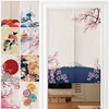 Japanese Door Curtains Noren Mount Fuji Cherry Home Decor Bedroom Kitchen Linen Curtain Customizable 2