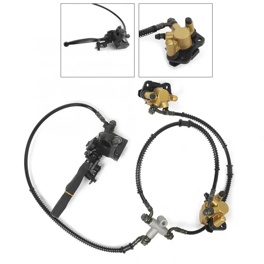 Передние гидравлические дисковые тормоза подходят для мира 110CC 125CC ATV тормозные диски дисковый тормоз для TAOTAO автомобильные аксессуары