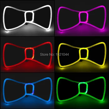 

New Designed LED Bow Tie en LED Light up Flashing Bow Tie Luminous Necktie for Men Wedding Club Dance Party Costume Decoration