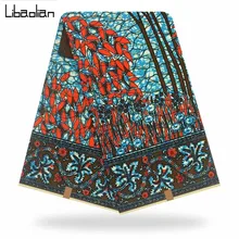 Цена Анкара Африканский настоящий воск новые мягкие принты хлопок 6 ярдов/партия Настоящее Высокое качество голландский воск ткань F911-27